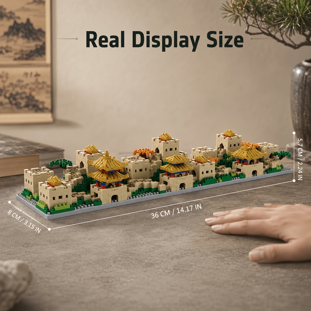Great Wall of China Architecture Micro Building Blocks Set