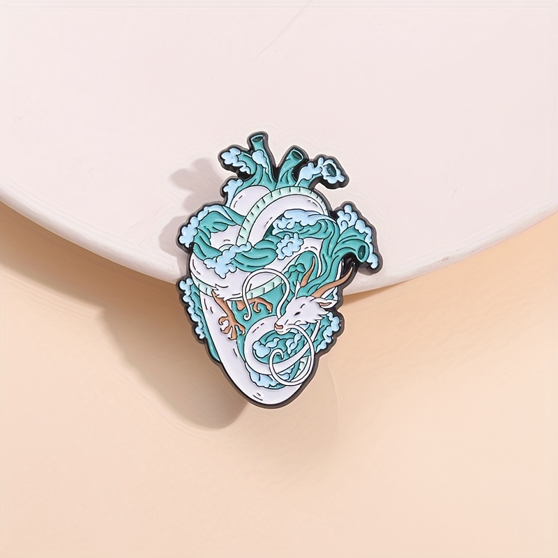 

Broche Cœur de - Accessoire en Polyvalent pour Vêtements, Sacs à Dos & Chapeaux | Cadeau Idéal pour Amis & Famille