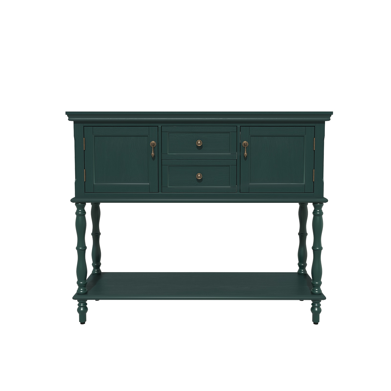 Image of Console Table With Drawers And Storage Cabinet, Wood Console Table Narrow With Drawer, Sofa Table, Console Tables For Living Room, Entrance, Hallway, Bedroom