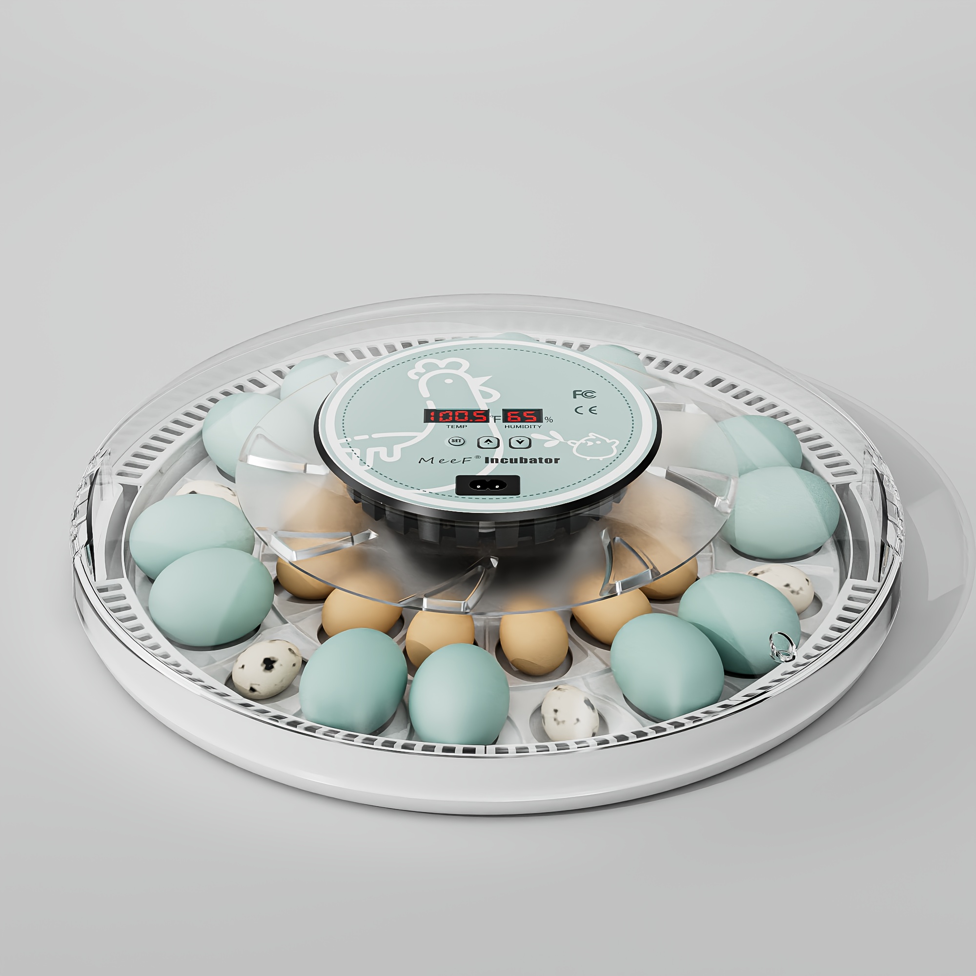 TEMU Incubators For Hatching Eggs, Automatic 28 Eggs Incubator With Automatic Turner And Humidity Control, Can Hatch Duck Eggs, Pigeon Eggs, Bird