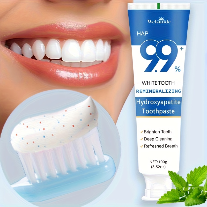 Hydroxyapatite Toothpaste, 10% Hydroxyapatite Formula