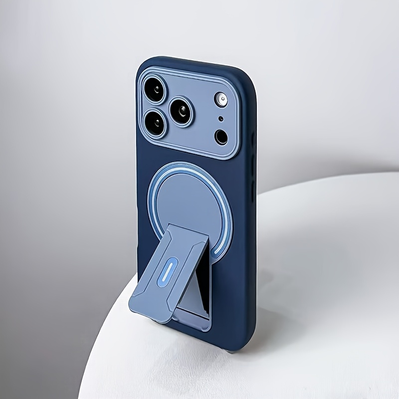 TEMU Coque de téléphone - Support Pliable, Grande Fenêtre Magnétique, Protection Complète, Compatible avec Iphone 17, 16, 15, 14, 13, 12 Pro Max,