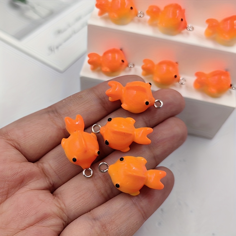 

9pcs Resin Charms, Flatback Animal Pendants For , Keychain, And Earring Crafting
