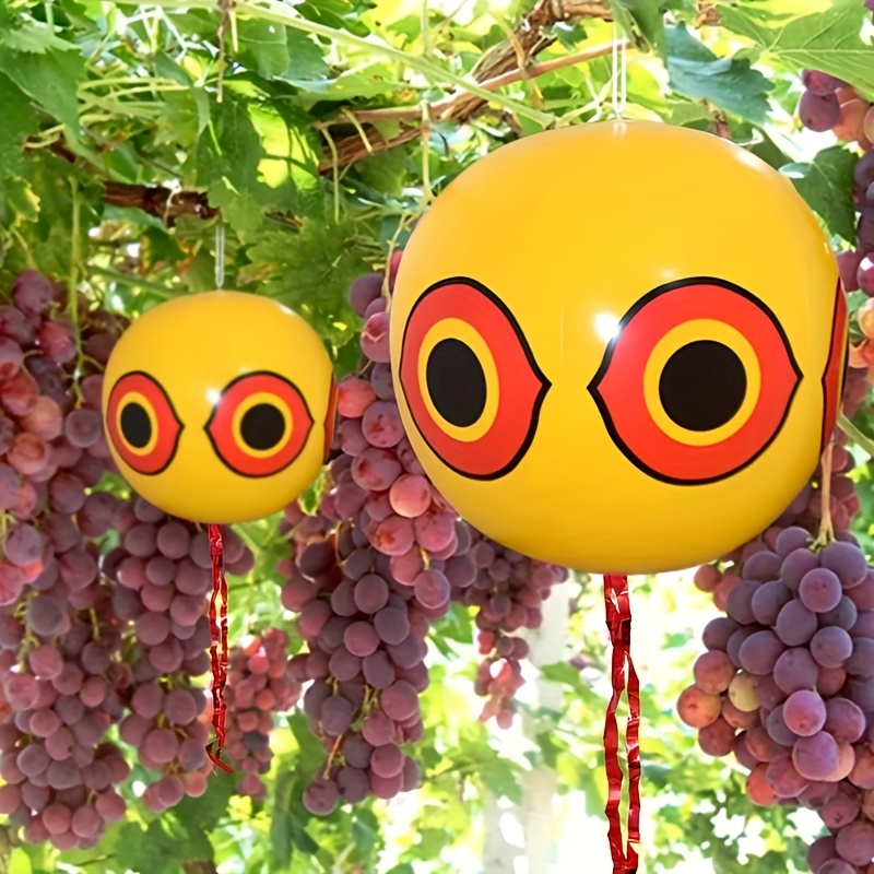 Ballons répulsifs anti-oiseaux - PZCC - Paquet de 3 - Jaune vif