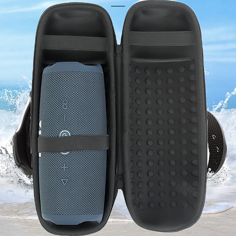 

For Charge 5 Wireless Speaker Carrying Case - Eva Protective Cover With Shoulder Strap & Handle