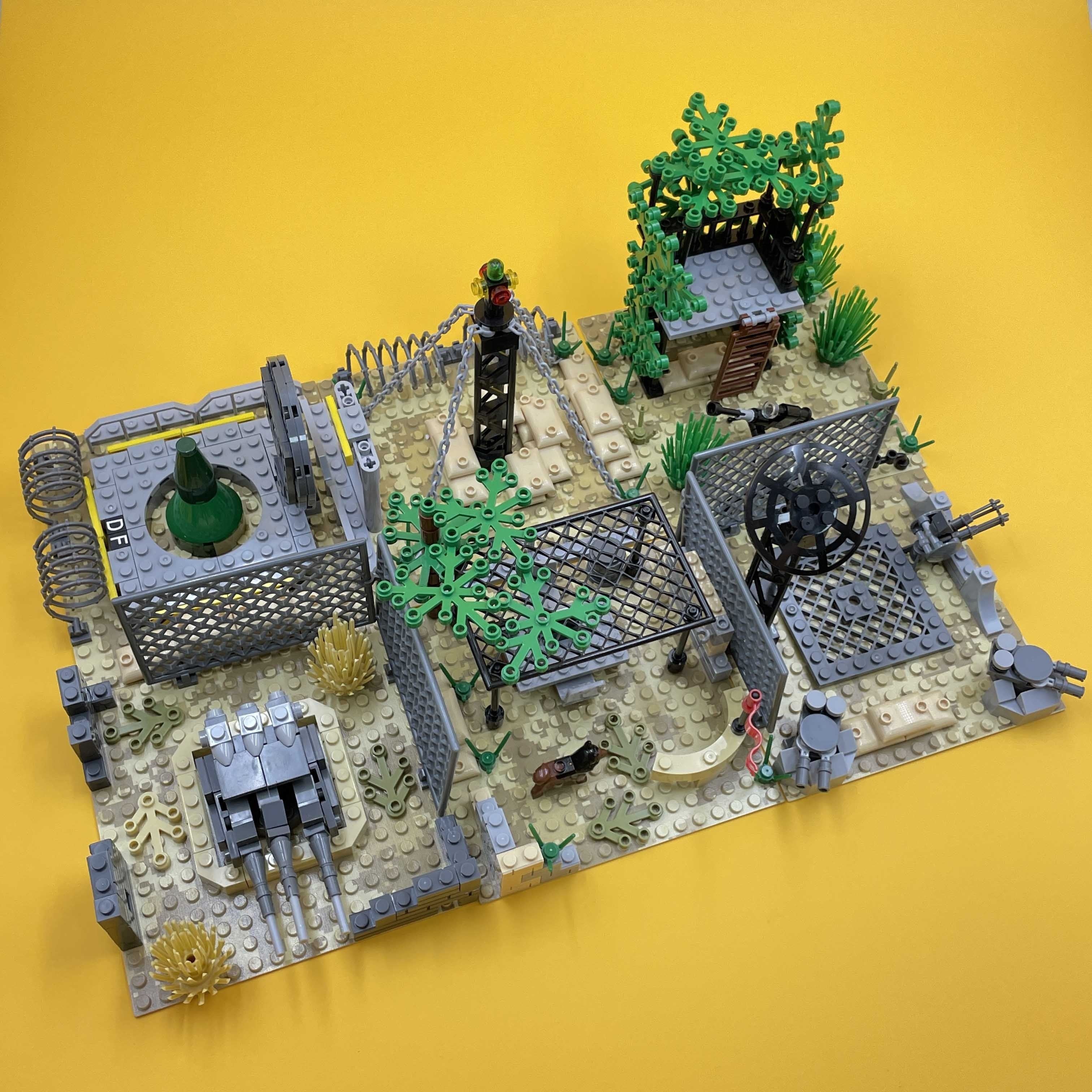 Lego Military Base Lego Building Base Custom Lego Army Station