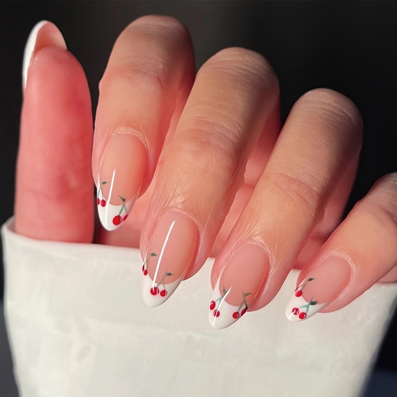 Strawberry & Cherry Press-On Nails