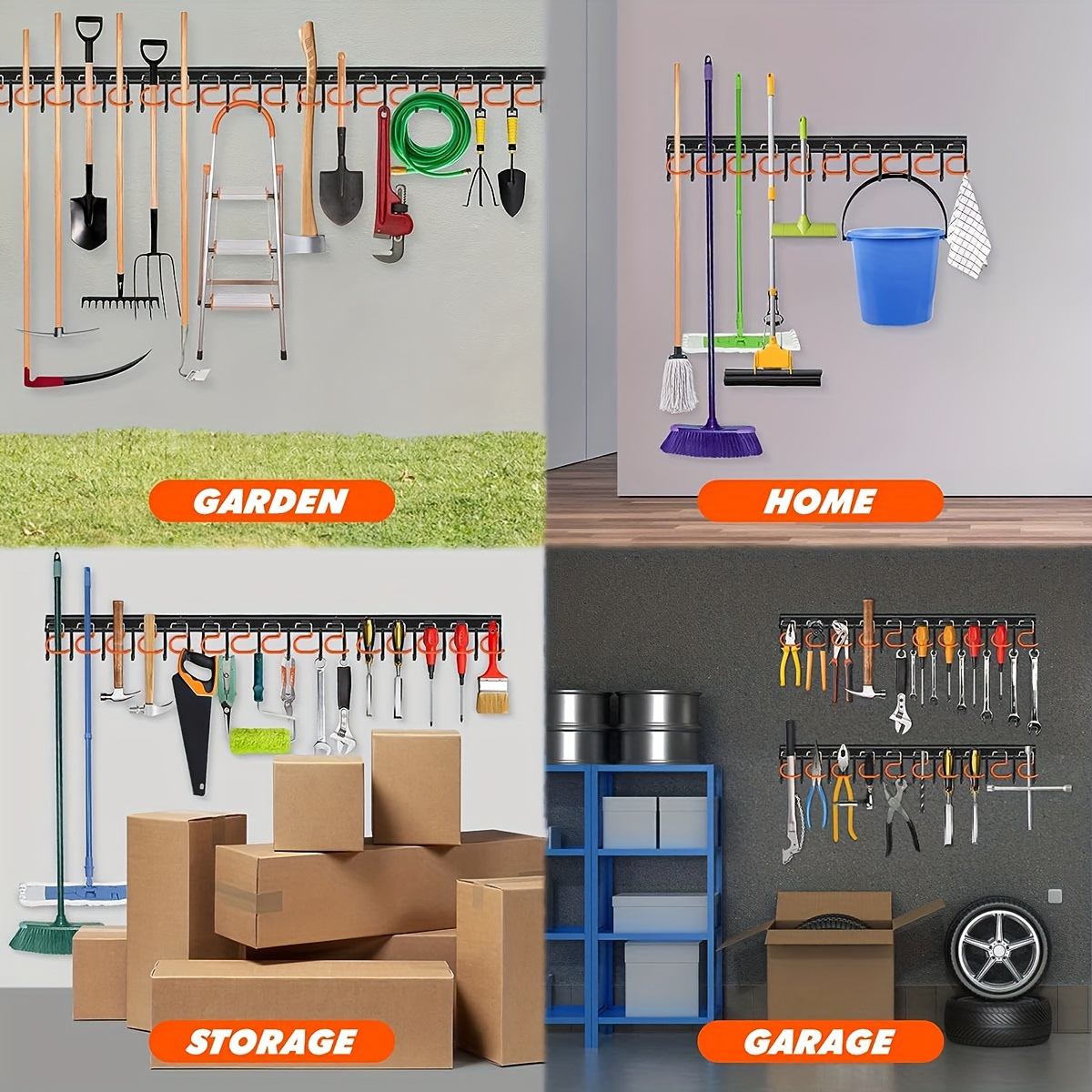 80 teiliges set garage aufbewahrung 64 verstellbare - Temu Germany