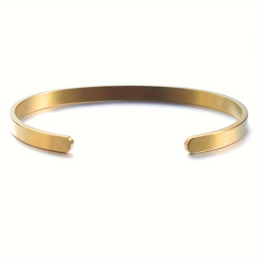 Men's 5mm Custom Coordinates Bracelet Double Sided