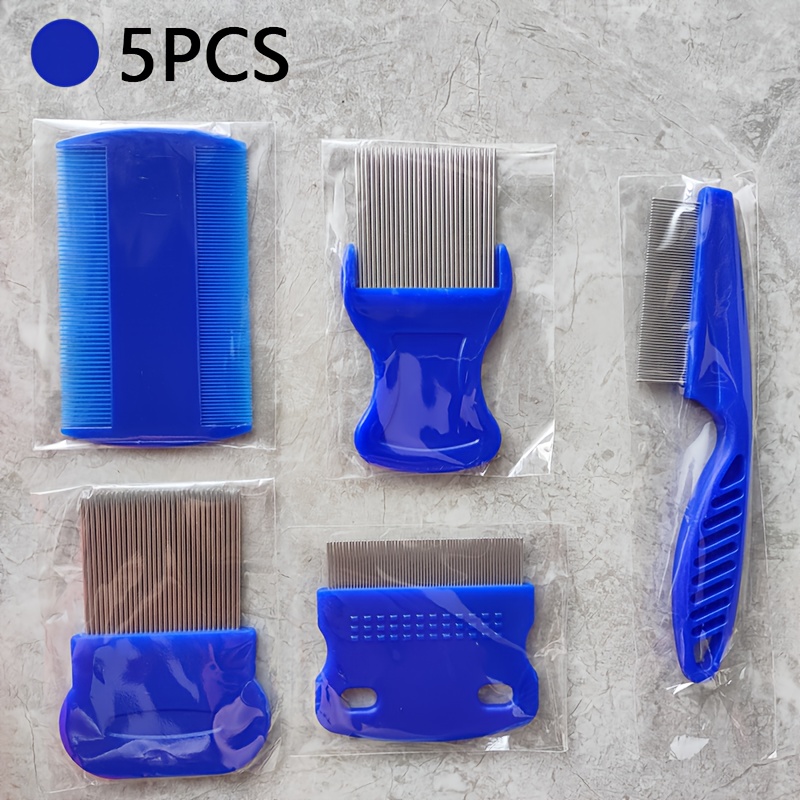 5pcs/set Pet Comb, Dog Grooming Comb, Cat Grooming Comb, Suitable For All Sizes Of Cats And Dogs, Pet Grooming And Cleaning Products