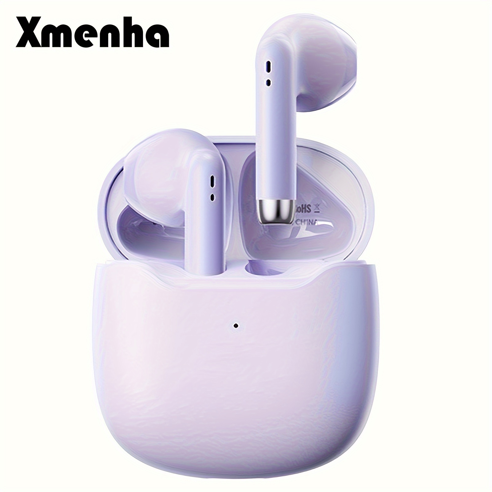 

Earbuds Purple In Ear Headphone With Charging Case Wireless Earbud Earbuds With Microphone For Work