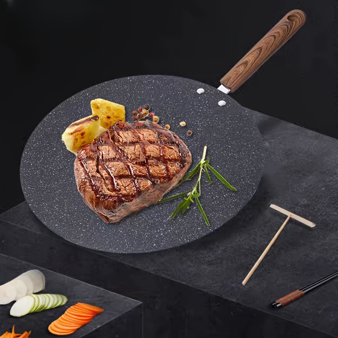 Aluminum Crepe Pan Gas Stove Non Griddle Pan Hand Temu