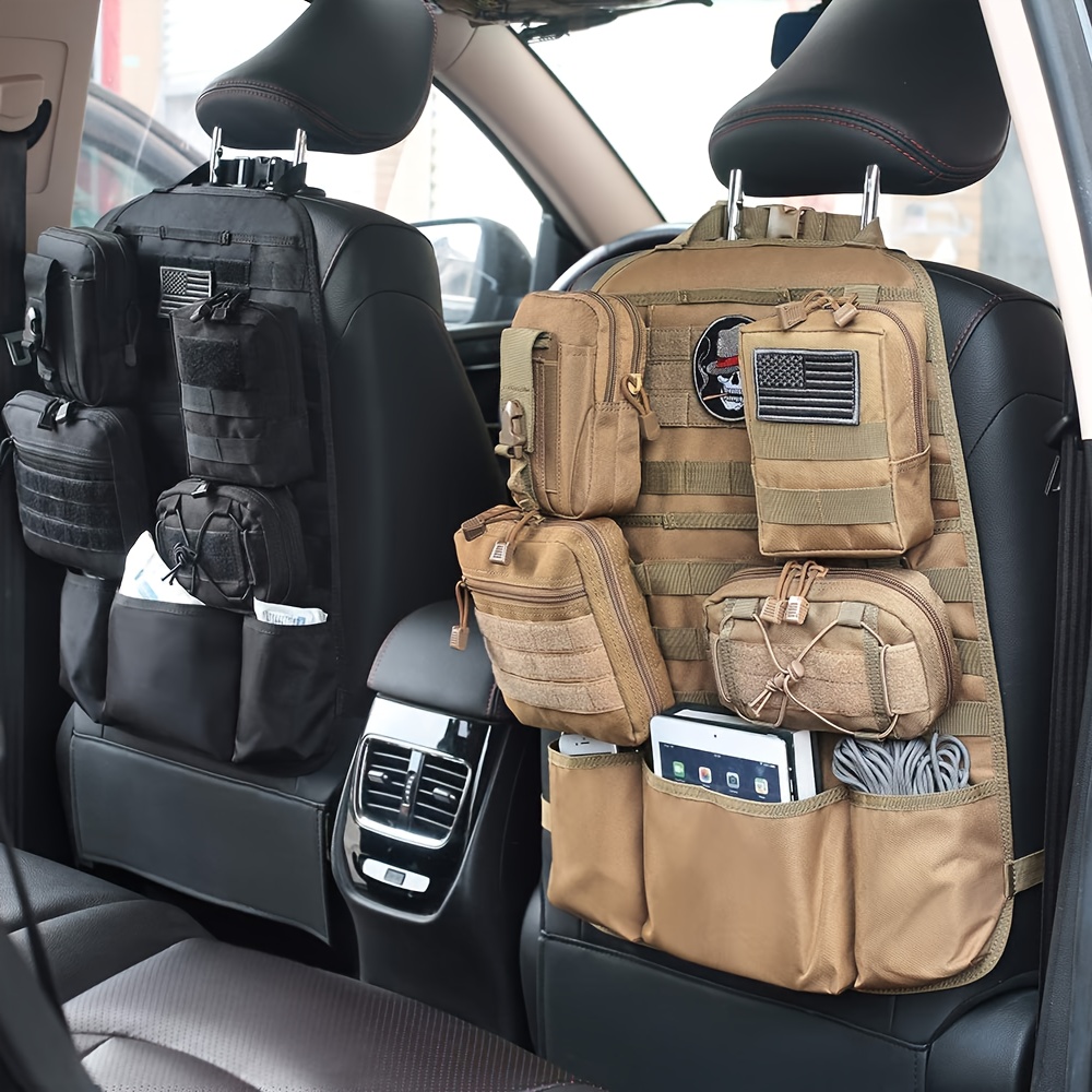 

Car Seat Back Storage Rack, Molle Tactical Storage Bag, Outdoor Sports Accessories Bag, Storage Tactical Hanging Bag