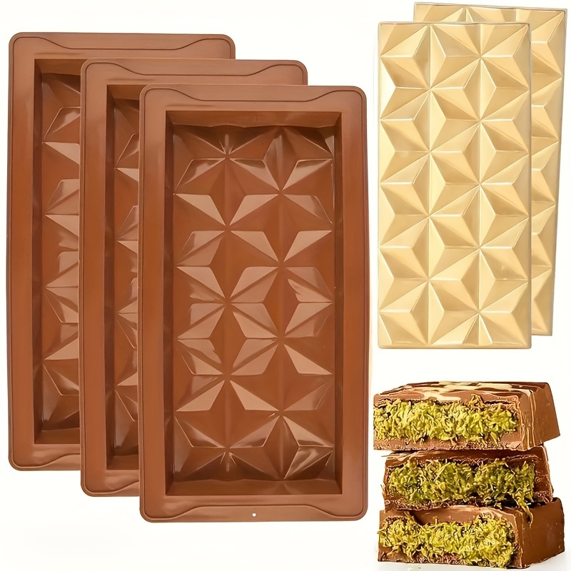 

Dubai-inspired 3d Diamond Silicone Chocolate Mold - , Baking Treats At Home