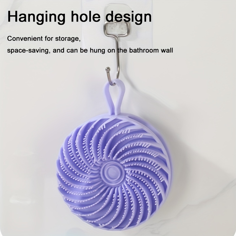 bathroom bath brush comfortable bathing and shaving magic wand double sided shower head massage brush suitable for back and body cleaning brushes Product details 0
