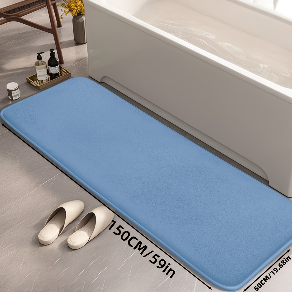 memory foam bath mat quick drying and washable bath mat carpet floor mat for bedroom non slip thickened bath mat machine washable carpet soft and comfortable shower room carpet kitchen carpet laundry room bedroom shower indoor mat