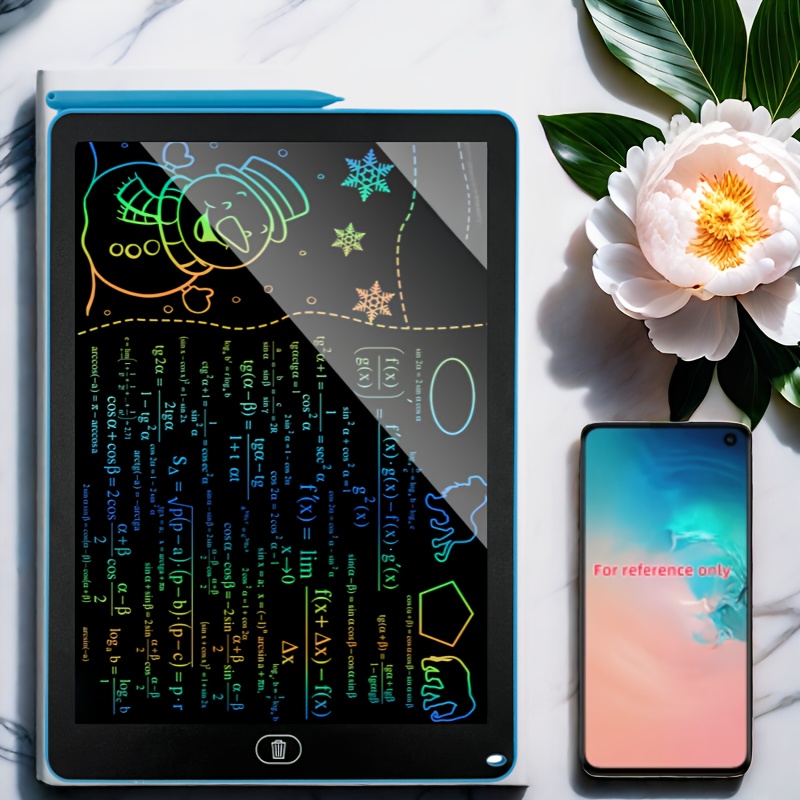 La tableta de escritura LCD está disponible en tamaños de 6.5, 8.5, 12 y 40.64 cm, atendiendo a diversas necesidades. Permite borrar fácilmente con un clic los garabatos, lo que permite la creatividad en el dibujo, cálculos, notas y borradores. - Imagen 25