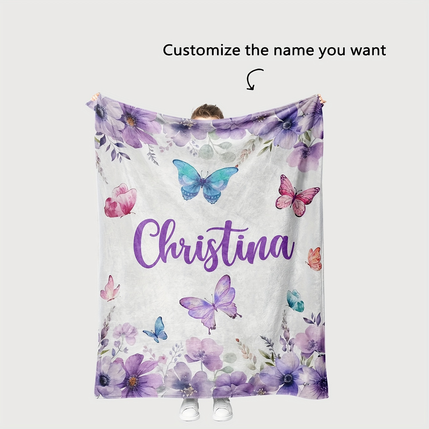 

[custom] 1pc Digital Printed Blanket Custom Name Blanket Element Blanket Soft Warm Blanket Nap Blanket, Suitable For 4 Multi- Blanket, Suitable For Bedroom Living Room Travel Multi- Blanket