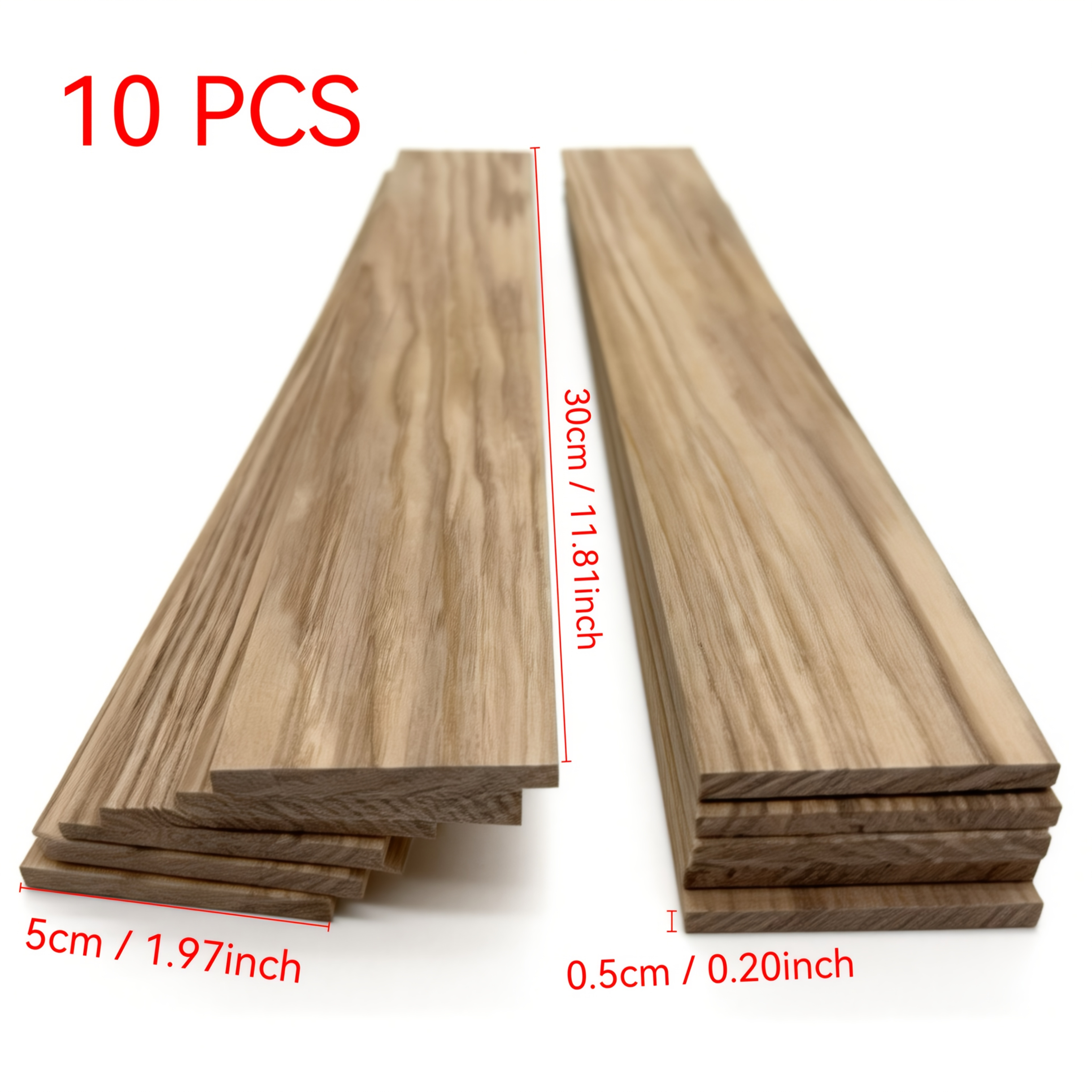TEMU Juego de 5/10 piezas de tablones de madera de calidad, adecuados para todo tipo de producción de carpintería, y también se pueden usar para