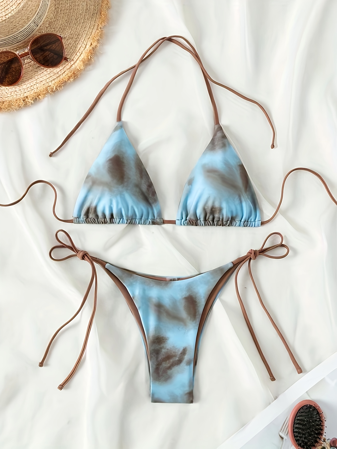 New Fashion Printed Women'S Beach Bikini Two-Piece Set
