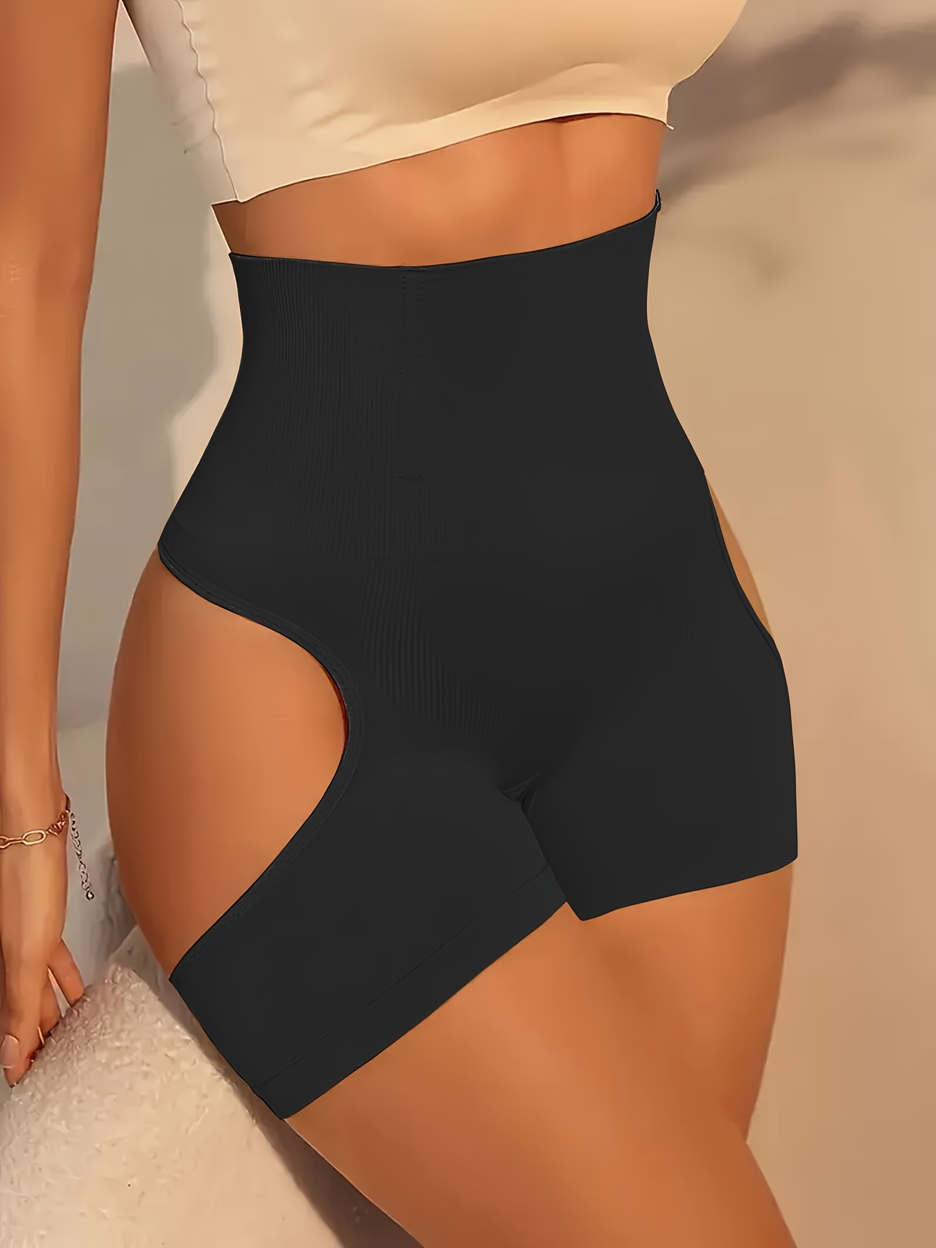 1pc Seamless Hollow Breathable Comfortable Women'S Underwear & Hip-Lifting And Abdomen- Women'S Shaping Underwear