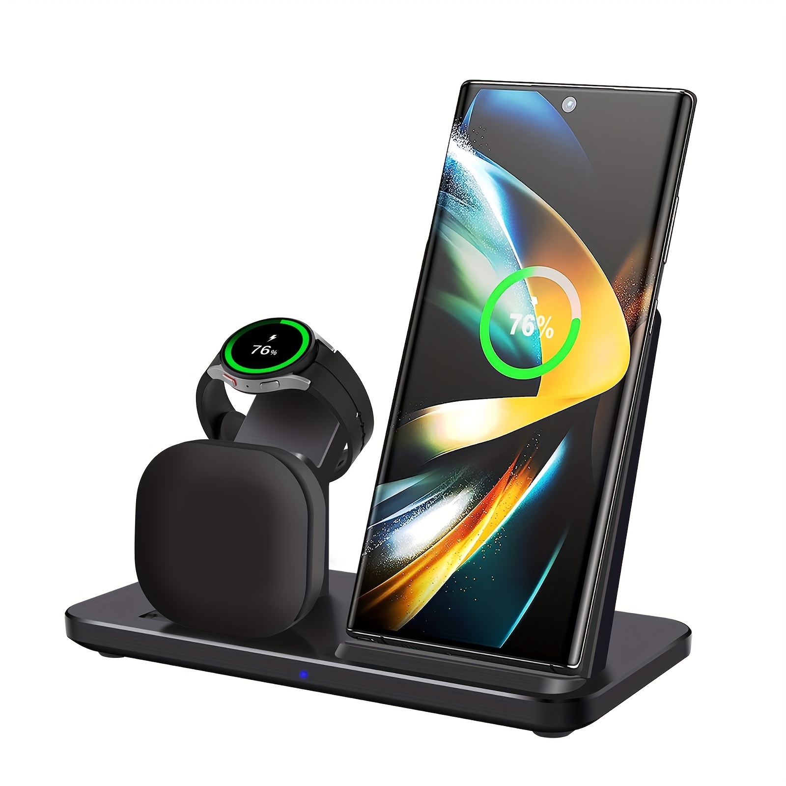 

Wireless Charger Multiple Devices, 3 In 1 Wireless Charging Station 6 5 4 3 Buds - 15w Fast Dock Stand For S24 S23 S22 S21 S20 Note 20 Flip 5/4/3 Fold 5/4/3