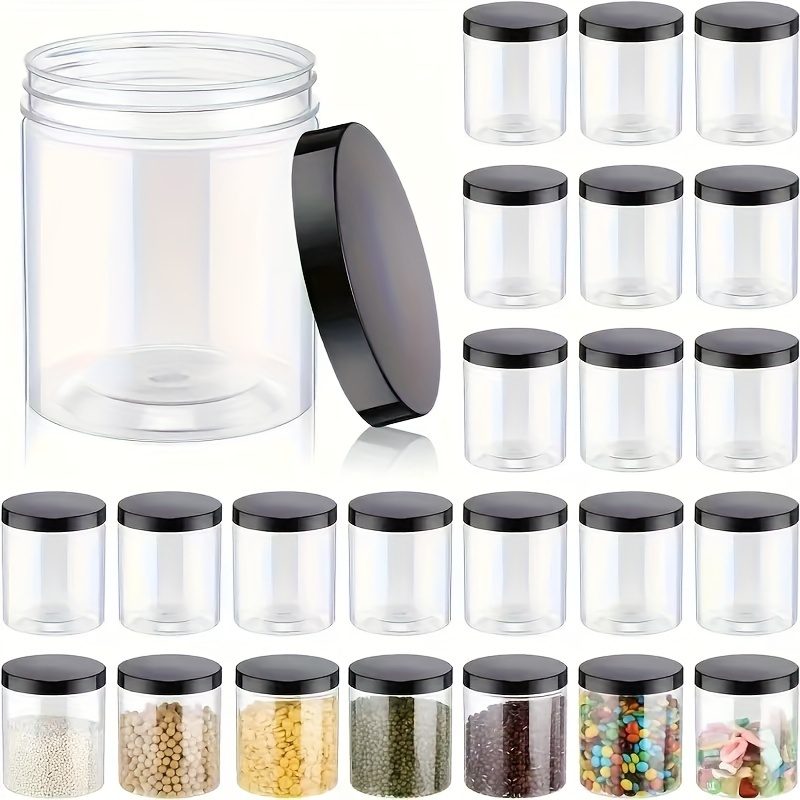 

16pcs 8oz Clear Plastic - For , , , , Lotions, Spices & - & Dining