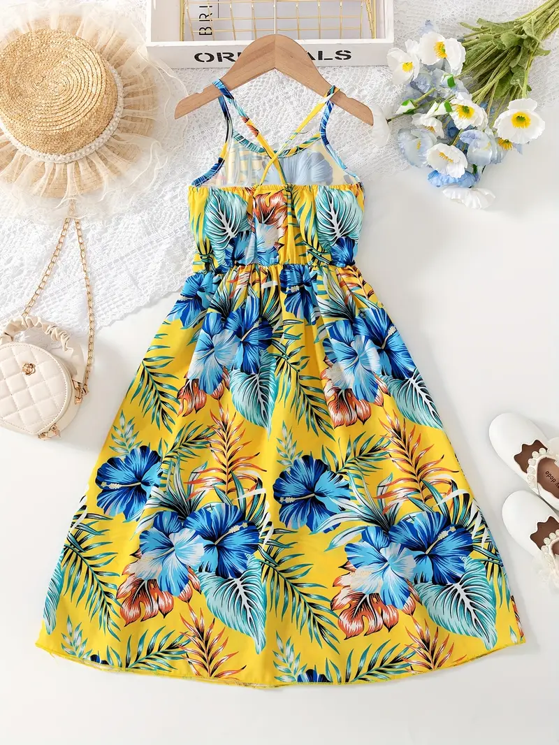 young girl leaf print beach dress hollow lace - Temu young girl leaf print beach dress hollow lace - Temu