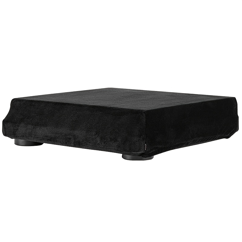 TEMU Dust-proof Protection For Vinyl Record Players. Dust-proof And Moisture-proof, With Soft Short Fibers. Fur Dust Cover For Vinyl Record Players.