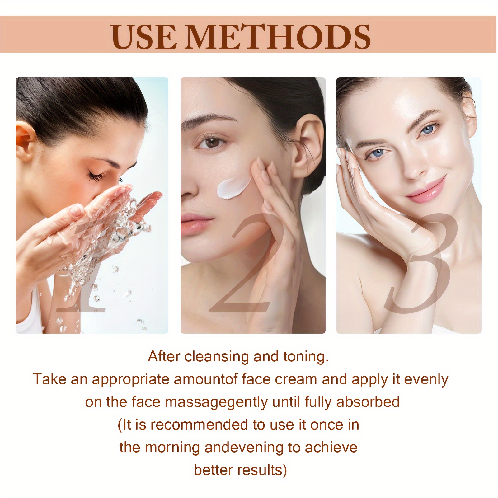 3-teilige Gesichtscreme zur Straffung und Glättung der Gesichtshaut mit Retinol und Hyaluronsäure und 3-in-1-Gesichtspflege mit Feuchtigkeitscreme, das perfekte Geschenk zum Muttertag und für die Ehefrau. Details 6