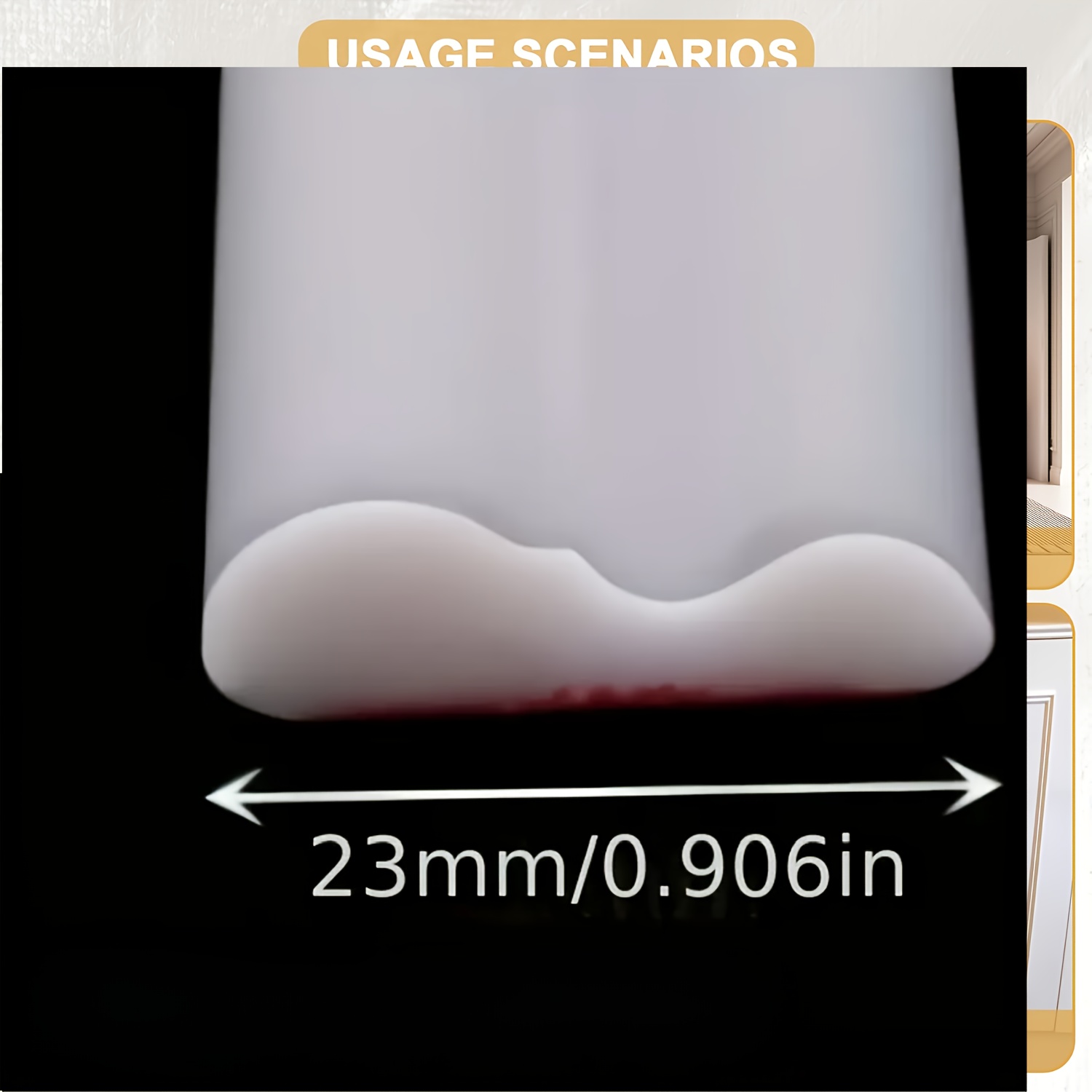 E-shop 1 Rolle 196.85In Lange Elegante Selbstklebende Wanddekor-Streifen - Weich und Faltbar, Geeignet für Wände, Böden und Schränke, Europäische