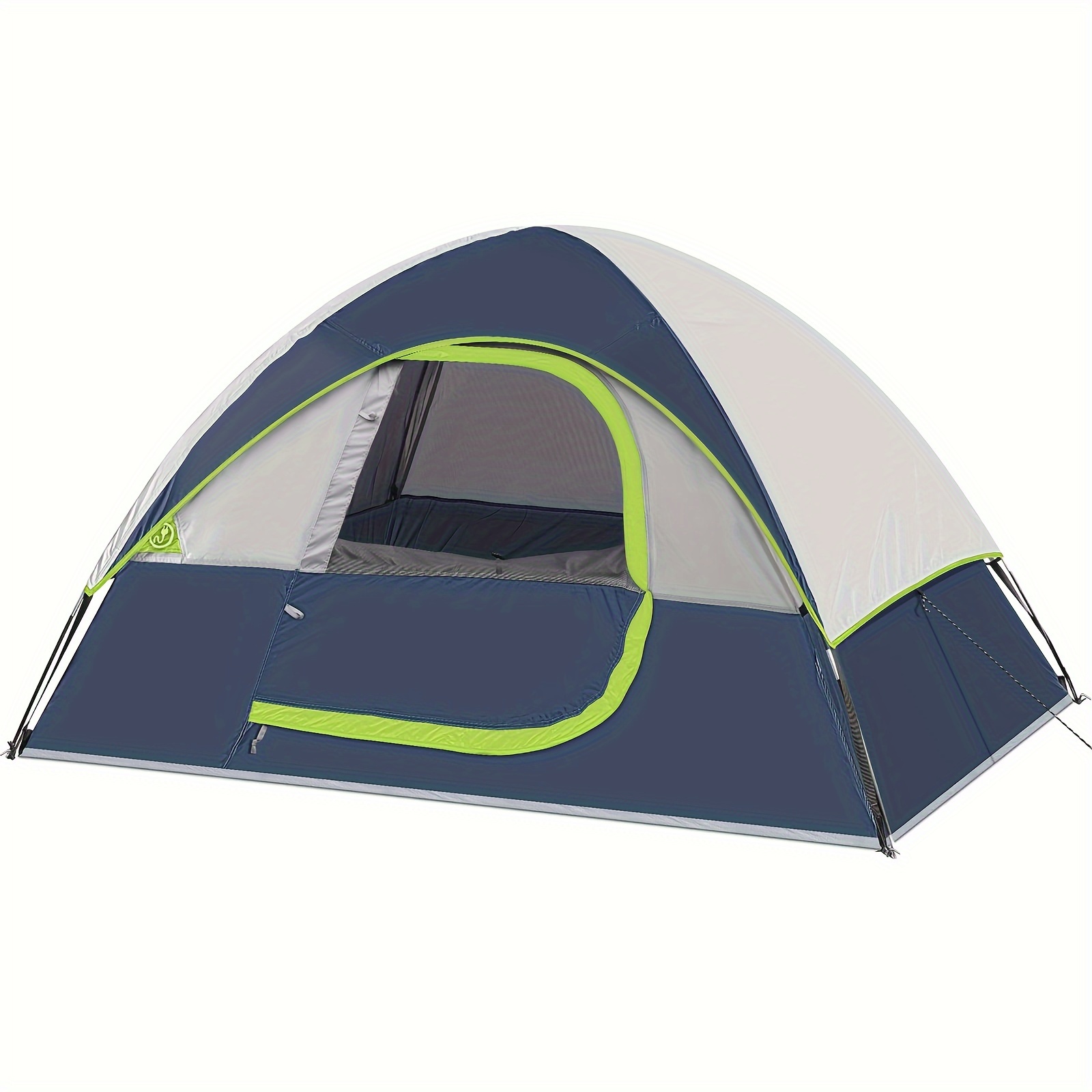 

Camping Tent 4 Person, Waterproof Windproof Tent With Rainfly Easy Set Up-portable Dome Tents For Camping