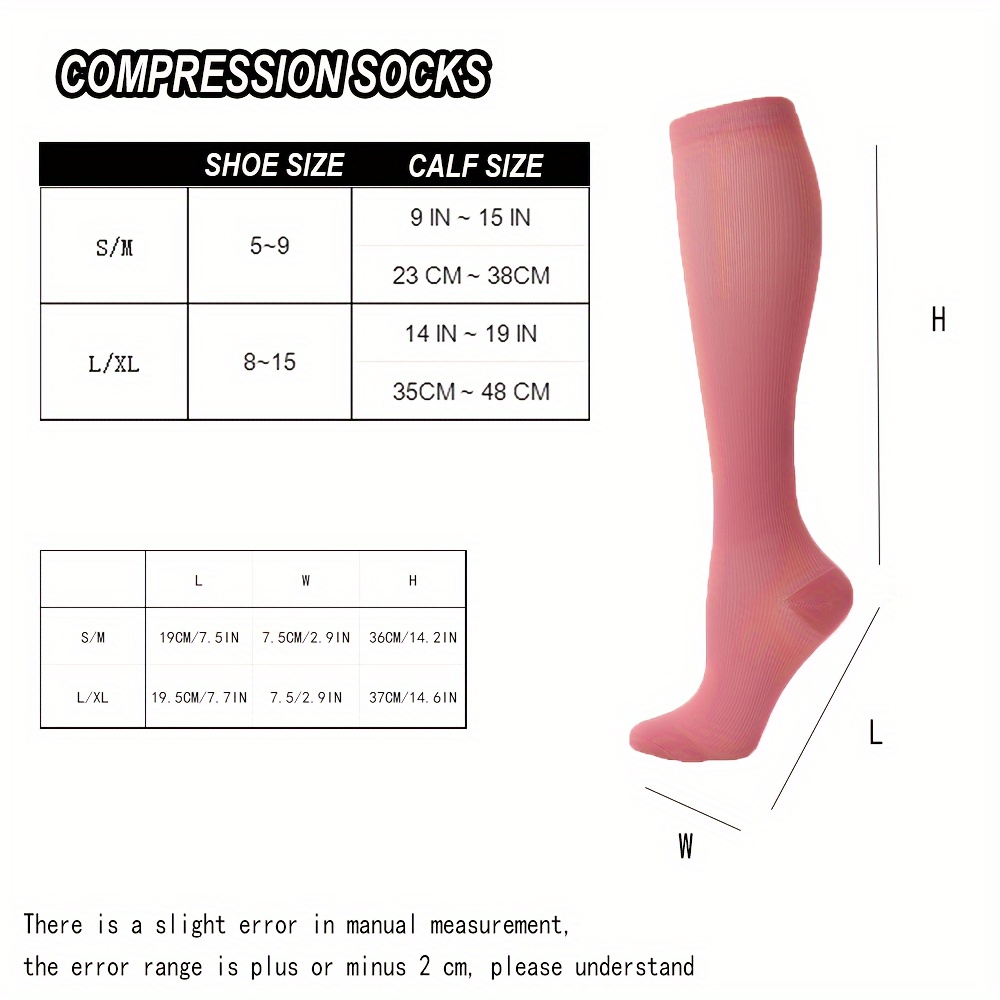 Comprar 1 par de medias de compresión transpirables calcetines