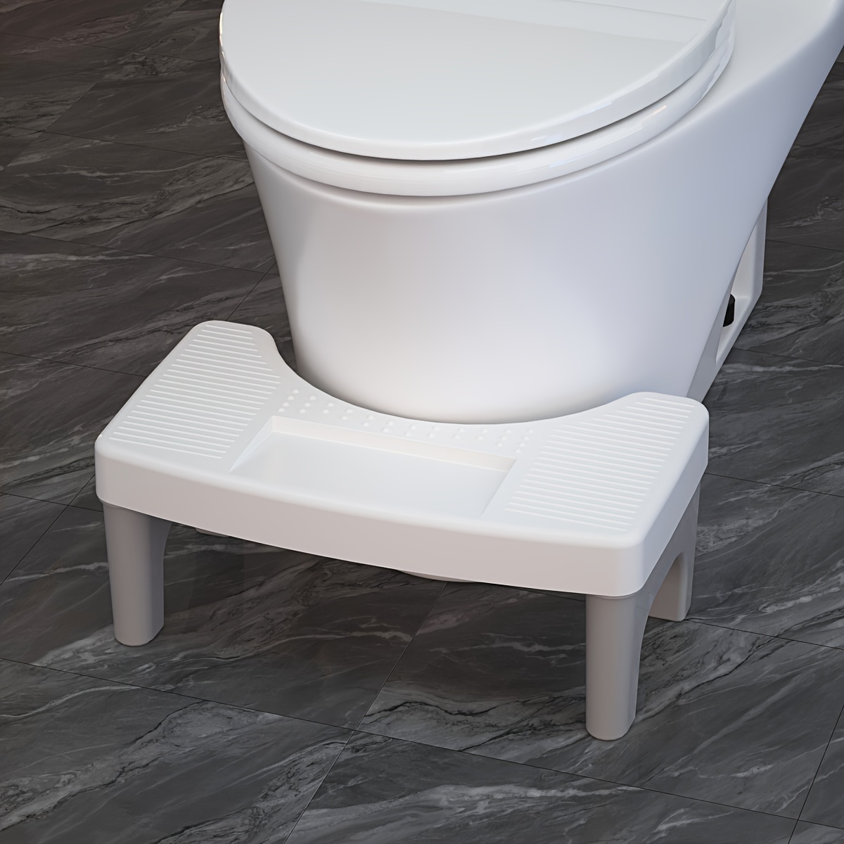 

Adult Toilet Stool Stool, Solid Plastic Toilet Stool Stool For Adults, Portable Toilet Stool Stool, Children And Seniors Stool Stool, Easy To Clean