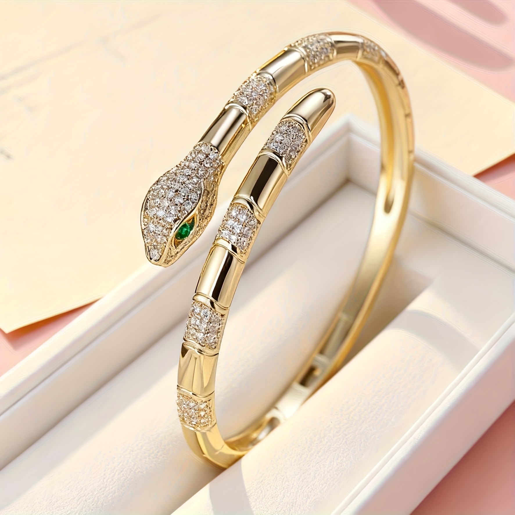 TEMU 1 Bracelet pour Femme, Bangle Élégant et Unique
