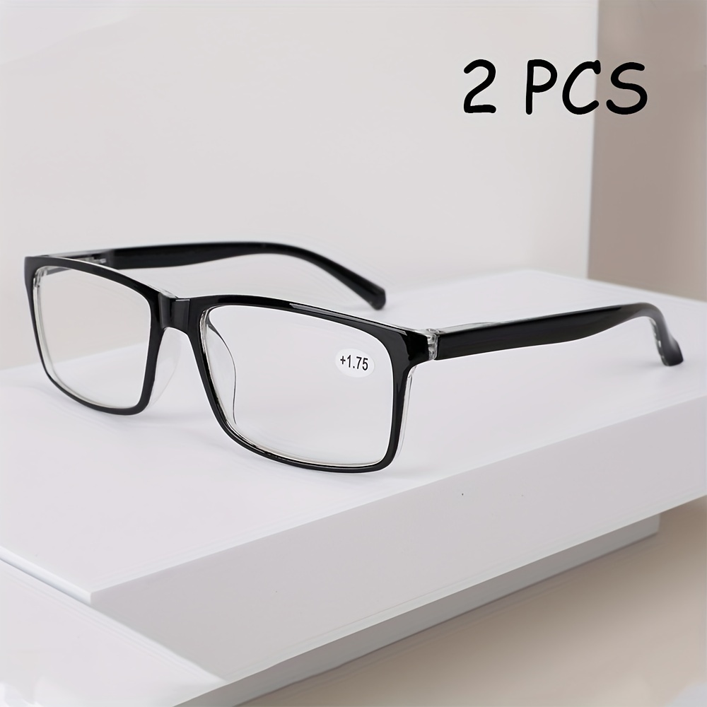Set of 2 Both Men And Women, Featuring Spring Hinges, Suitable for, in Black And Red, Designed for Presbyopia., Christmas Gifts - Image 2