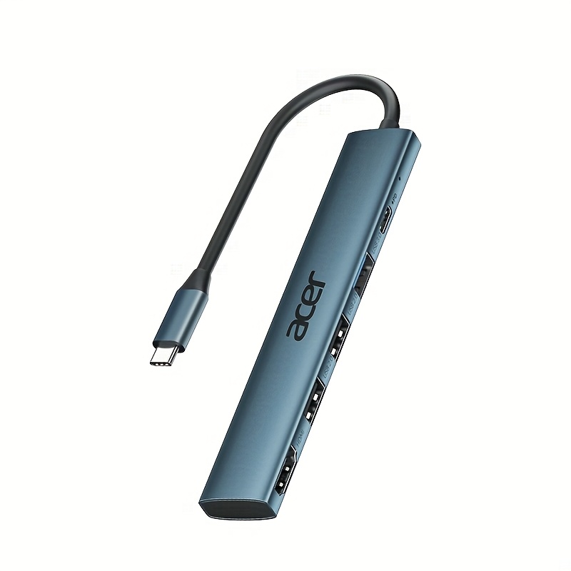 Acer , 100w Pd Fast Charging, Usb 3.0 5gbps Data Transfer, Hdtv 4k@, Multi-system Compatible, Lightweight Portable Usb C Dock With Independent Chips For Laptop/pc/macbook/