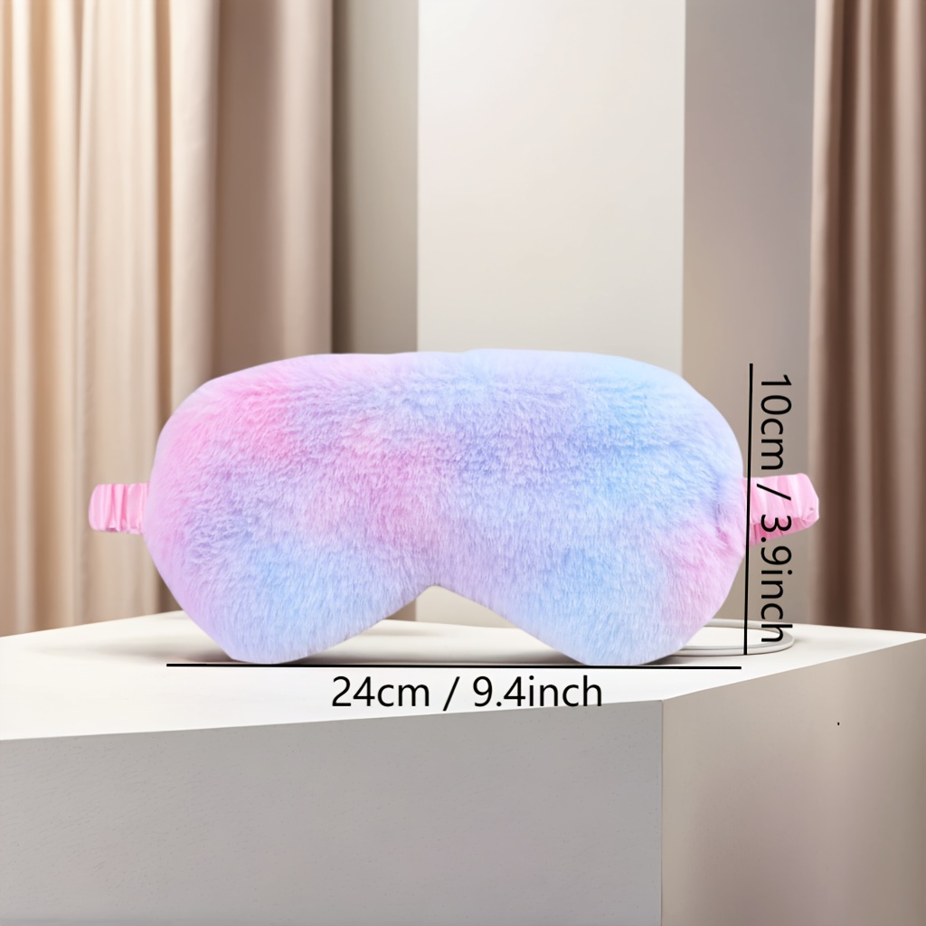 1pc Of Tie-dye Sleep Mask In A Random Color, Modern Polyester Sleep Mask For Home, Bedroom, Travel, Office, School, And Back-to-school Supplies