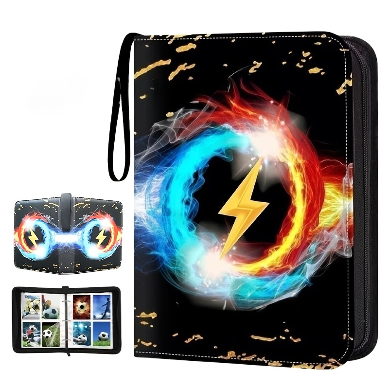 Small Trading Card Binder with 400/900 Pockets, Made of Durable, Featuring Vertical Transparent Card Slots, Perfect for Organizing Collections of MTG, TCG, Sports Cards, Game Cards, and Pet Cards