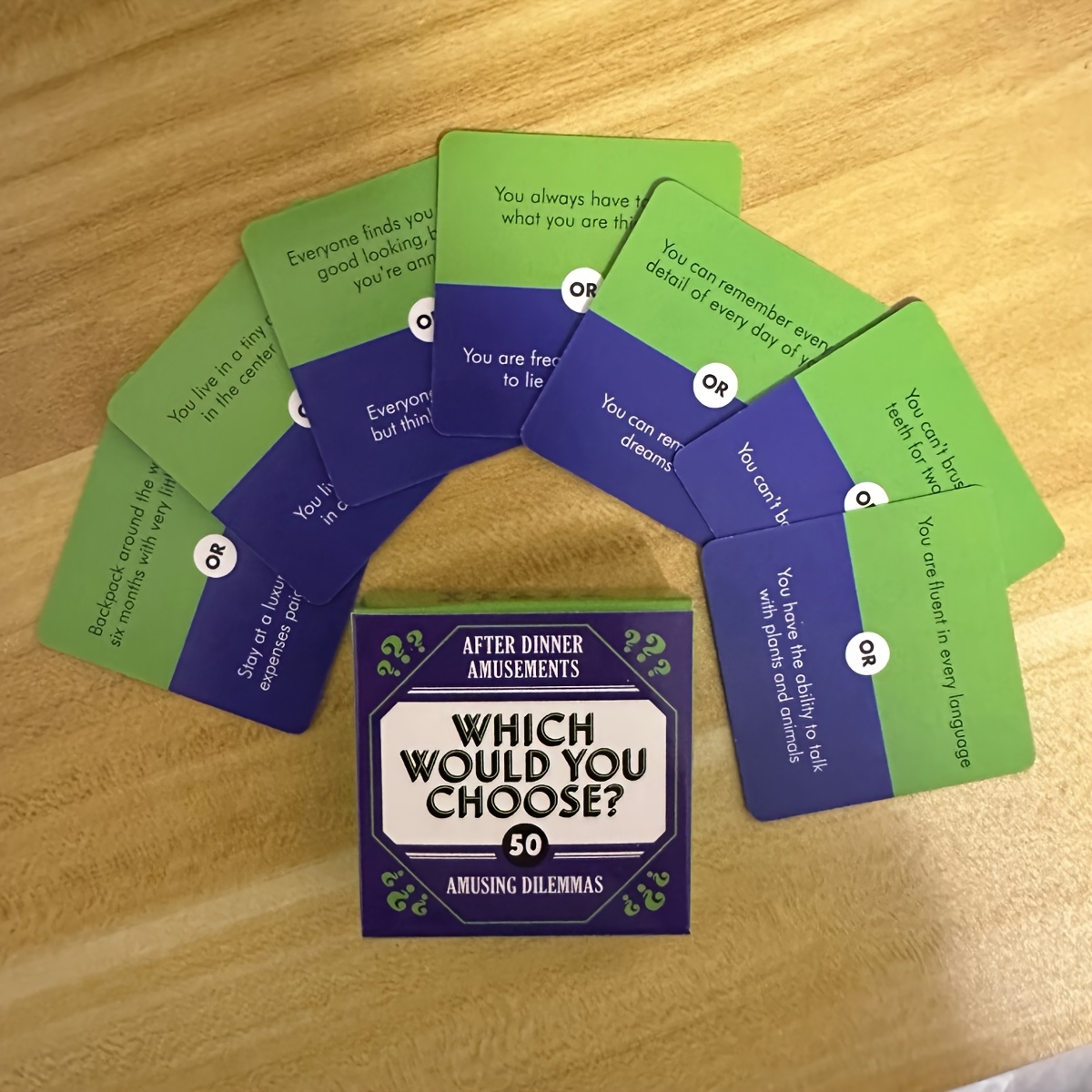 

Choose Your : Mini English Card Game - Parties & Gifts