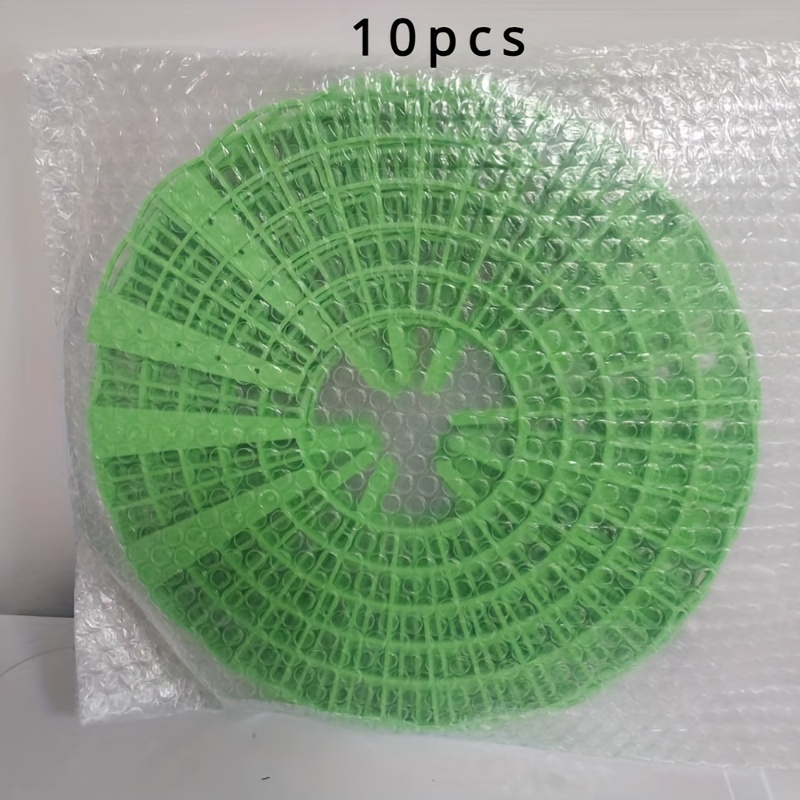 TEMU 10-pack Round Plastic Strawberry Support Stands - Plant Care Accessories, -resistant, Protects Strawberries &