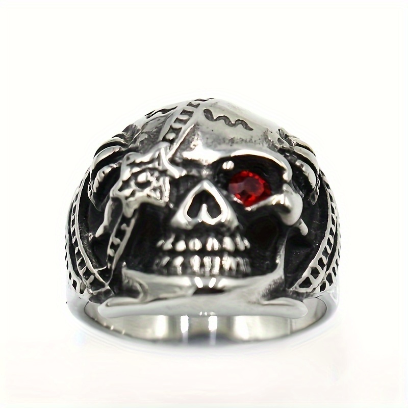 

Skull Ring Vintage Skull Ring Men's And Finger Ring Hipster