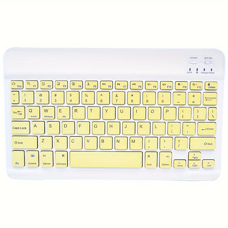 Kit teclado con Mouse Touchpad Bluetooth para PC - Tablet - Celular Android  iOS Windows Ultra delgado Color del Teclado Rosa