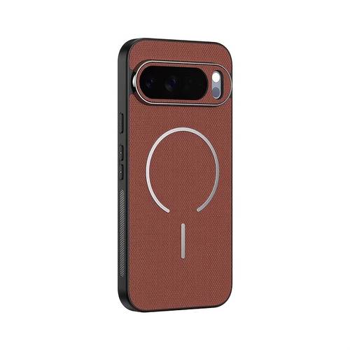 item picture phone case high quality tech fabric matte magnetic phone case with wireless charging for google pixel 11 pro xl 7 8 9 pro xl featuring synthetic leather laminate durable sturdy and stylish
