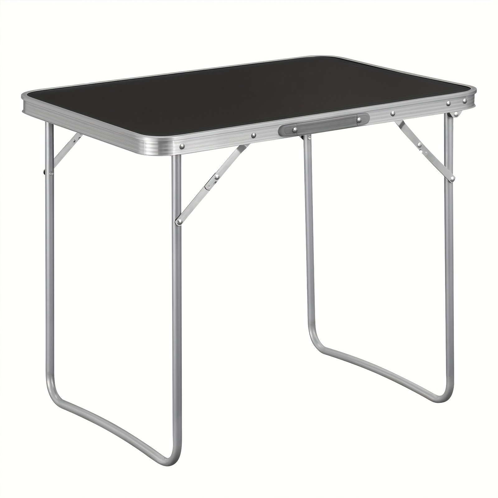 TEMU 1pc Camping Table, Foldable Table, Foldable Garden Table, Travel Table With Handles, 70x50x60cm, Ideal For Picnics, , And Outdoors