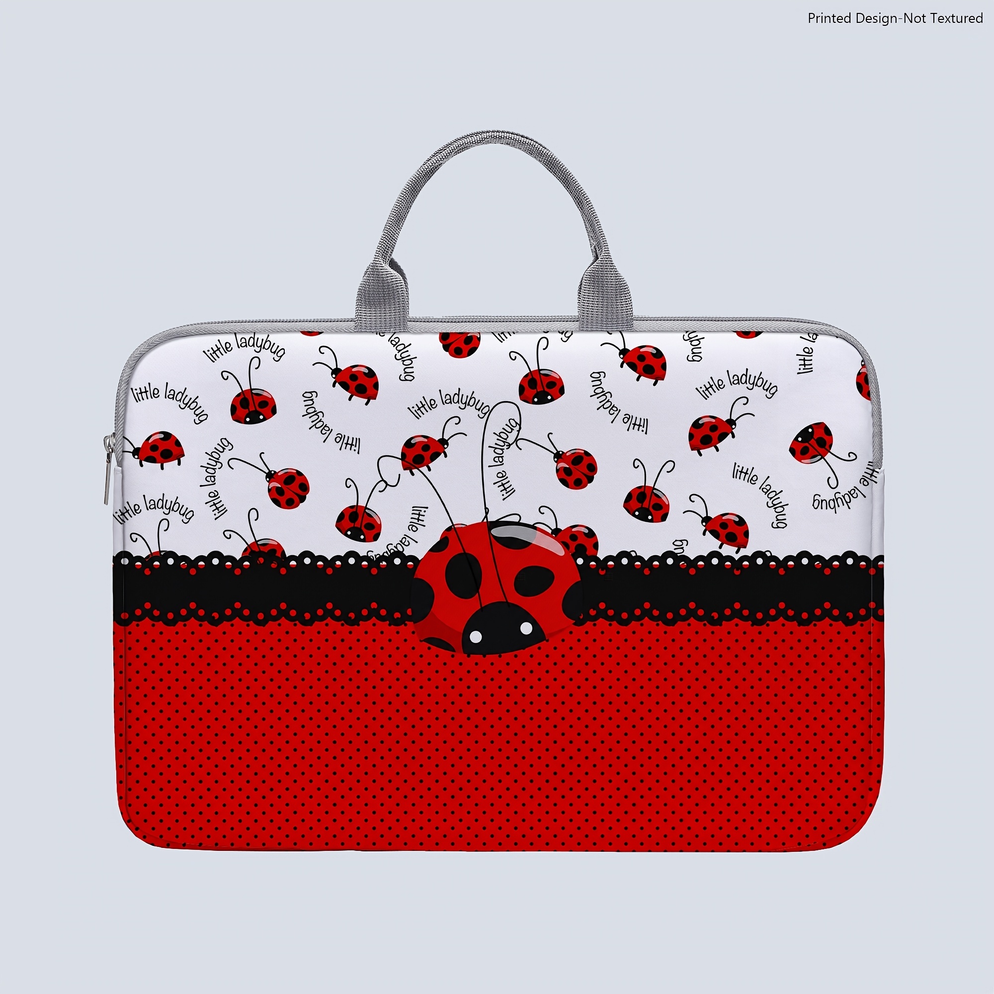 [1 Laptop Bag] -print Laptop Bag, Briefcase-style Fabric Bag, Fits 14-inch Laptops, Soft Laptop Sleeve, Briefcase-style Tablet Case, Zippered Laptop Bag, Laptop Bag