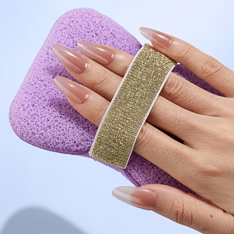 2pcs Bath Sponges Set with Hook and Magic Exfoliating Sponge