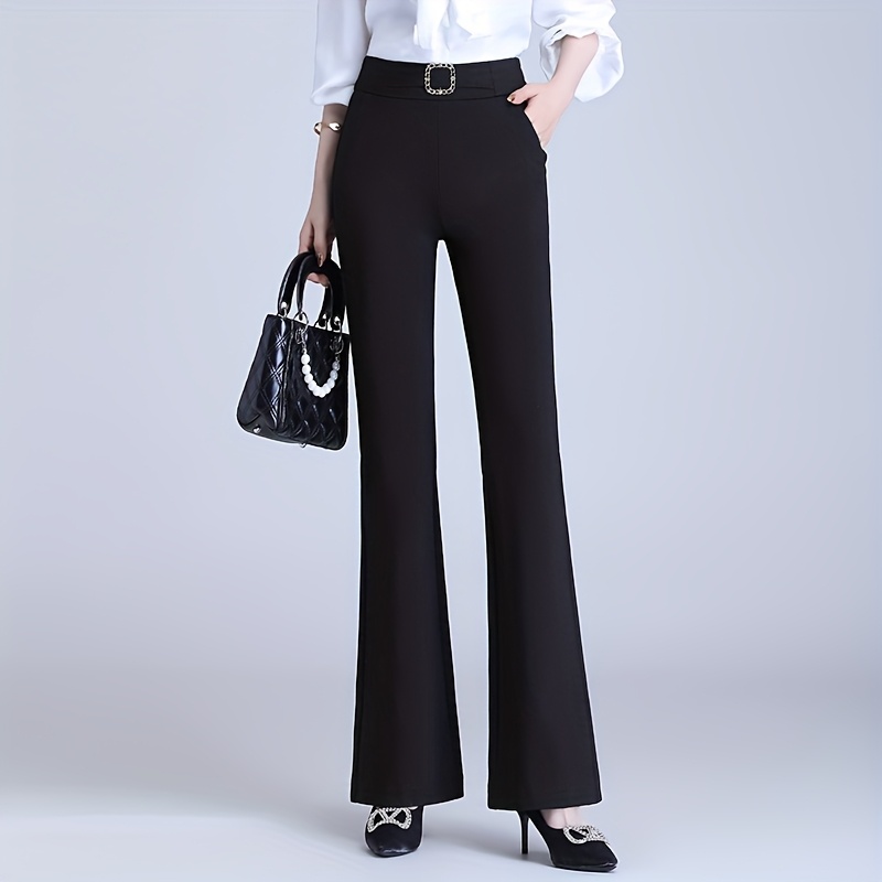 sachin and babi light blue dress Women's High Waisted Wide Leg Dress Pants Stretchy Pull On Office Work  Trousers Business Slacks : Target main image 1