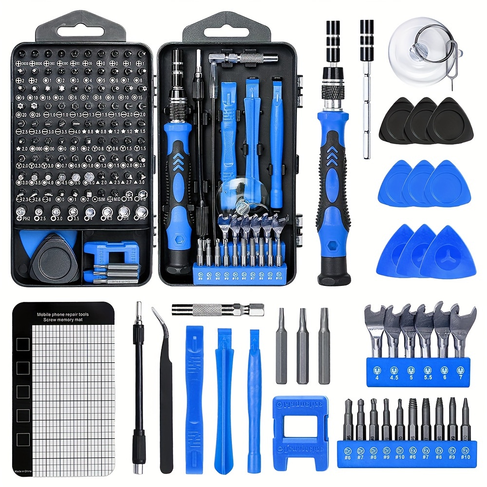 

1pc 138 In 1 Diy Repair Kit, Precision Screwdriver Sets Screwdriver Tool Kit Suitable For Iphones, Tablets, Watches, Cameras Repairs Etc. With Mini Wrench And Stripped Screw Remover