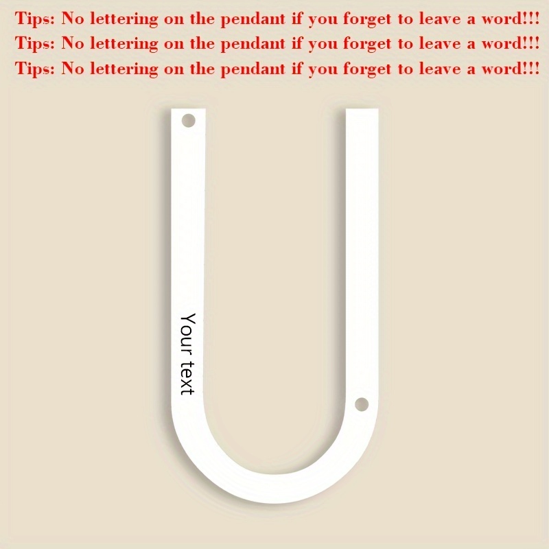 Women's A-Z 26 Sideways Initial Necklace, Custom Large Letter Pendant
